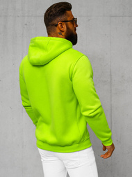 Bluza męska z kapturem rozpinana seledynowa OZONEE JS/2008/72Z