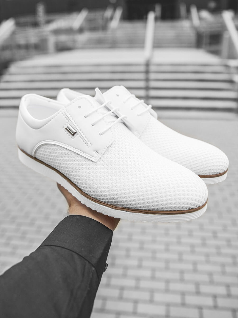 Buty męskie białe t/682