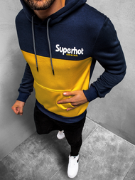 Bluza z kapturem męska granatowa OZONEE JS/KS2121Z