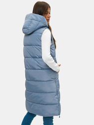 Стьобаний жіночий жилет Яскраво-Синя OZONEE O/H909/101