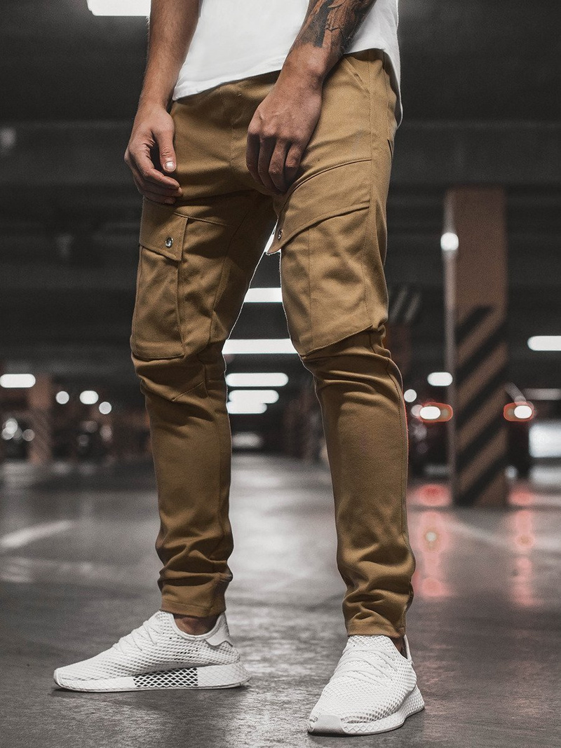 Штани чоловічі джоггери Гiрчичні OZONEE A/1003