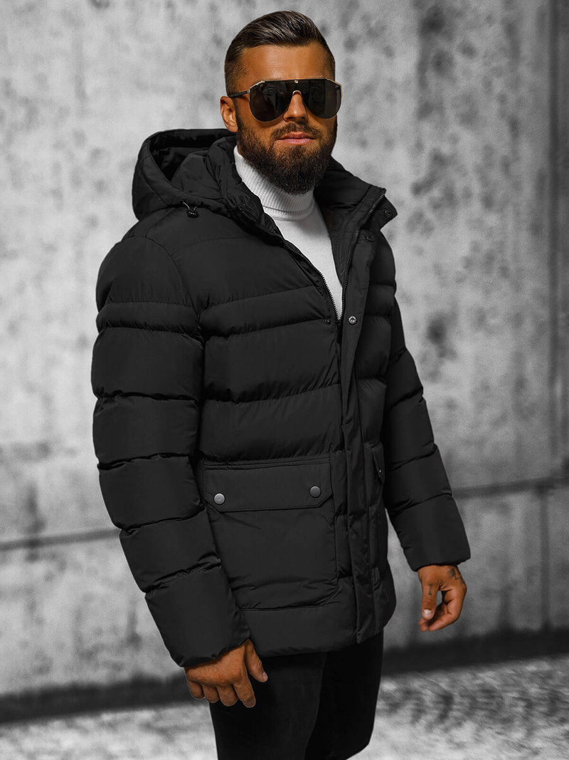 Куртка чоловіча чорна OZONEE JS/22M332/392