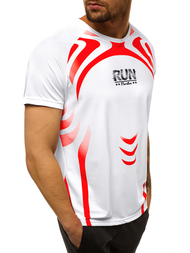 T-Shirt męski biały OZONEE JS/KS2062