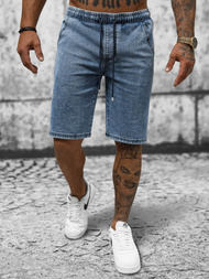 Spodenki męskie jeansowe niebieskie OZONEE NB/MP0273BS