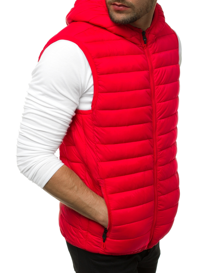 Безрукавка чоловіча Червона OZONEE JS/LY36