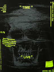 T-Shirt bez rękawów męski czarno-żółty OZONEE MACH/M1212