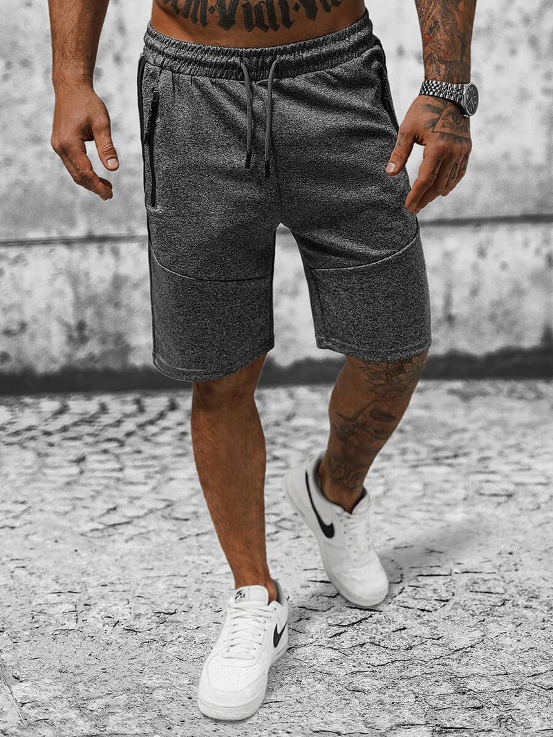 Шорти чоловічі Графітові OZONEE JS/8K279