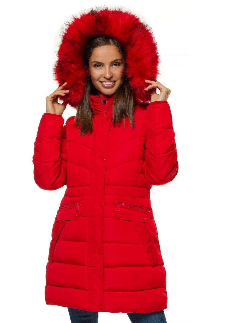 Куртка жіноча Червона OZONEE O/M1556/4