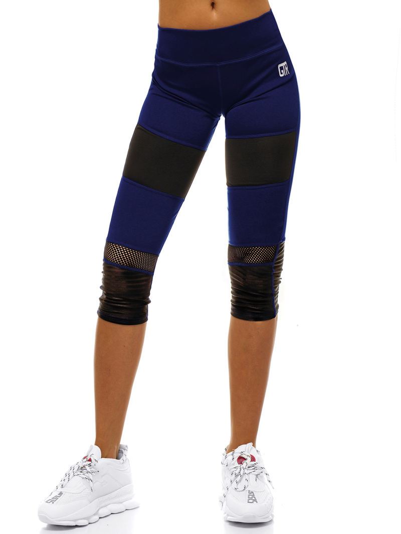 Legginsy damskie krótkie granatowe OZONEE X/1253