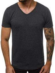 T-Shirt męski grafitowy OZONEE O/2309