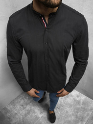 OZONEE O/3013Z сорочка чоловіча Чорна