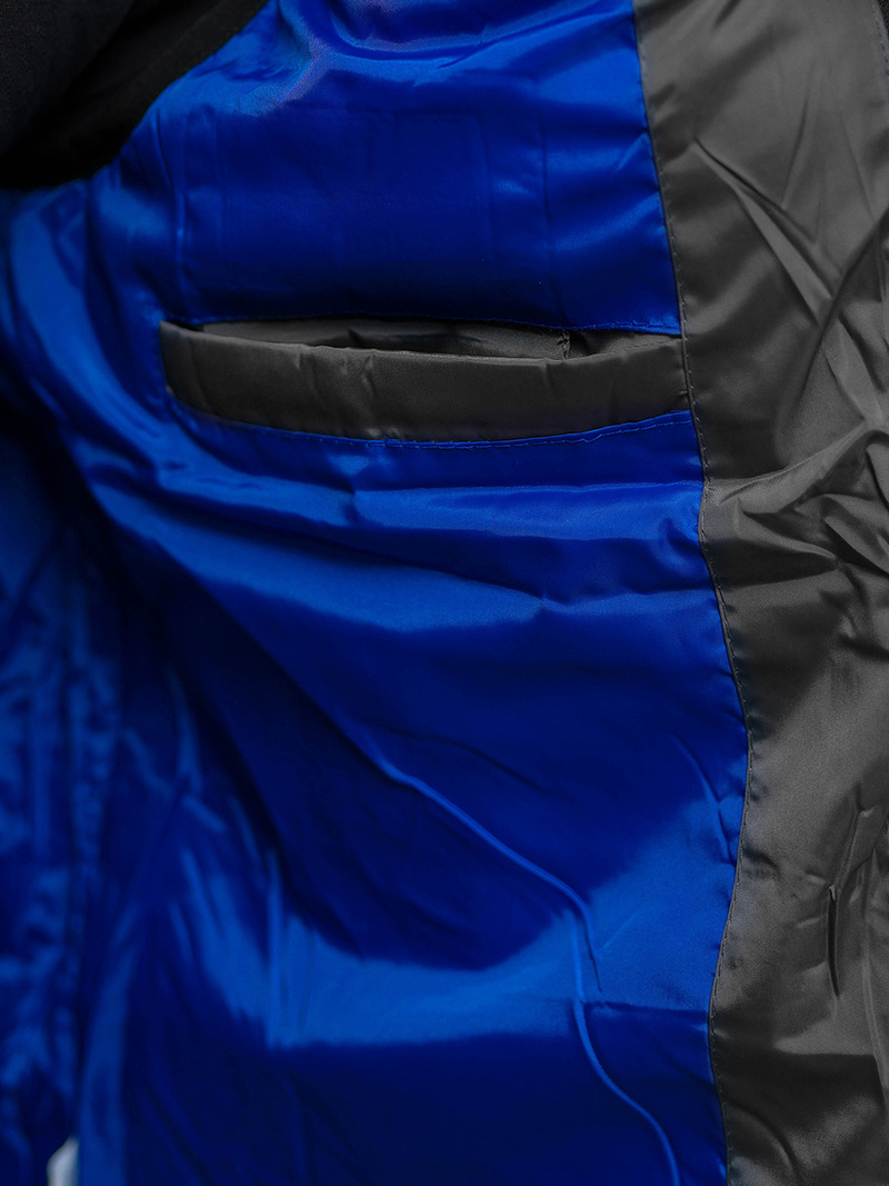 Kamizelka męska pikowana szara OZONEE N/7131Z