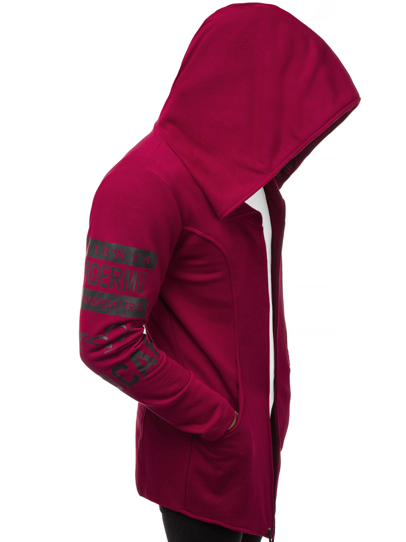 Bluza męska bordowa OZONEE A/11110Z