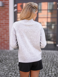 Sweter damski szary OZONEE JS/53B5201/2