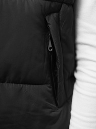 Стьобаний жіночий жилет Чорна OZONEE JS/16M9112/392