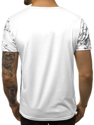 T-Shirt męski biały OZONEE JS/SS10921