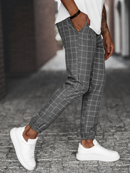 Чоловічі штани чинос графіт OZONEE DJ/2305/22