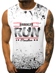 Майка чоловіча Бiлий OZONEE JS/KS2075