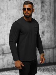 Толстовка чоловіча чорна OZONEE O/TB2200