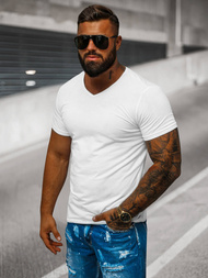 Футболка чоловіча Бiлий OZONEE JS/712007Z 