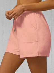 Spodenki dresowe damskie pudrowe OZONEE JS/8K950/38