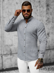 Koszula męska szara OZONEE O/V34