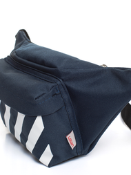 Saszetka nerka granatowo-biała OZONEE L/9682X