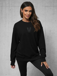 Bluza oversize czarna OZONEE O/SWE23034Z