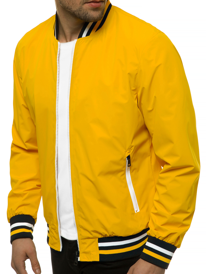 Kurtka bomberka męska żółta OZONEE N/6196