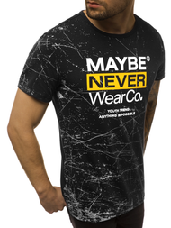 Футболка чоловіча Чорна OZONEE JS/SS10915