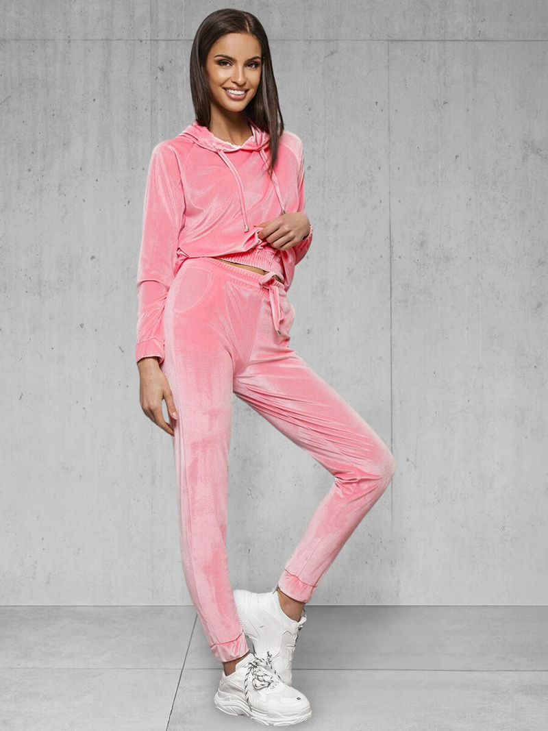 Komplet dresowy dwuczęściowy jasno-różowy OZONEE O/13120