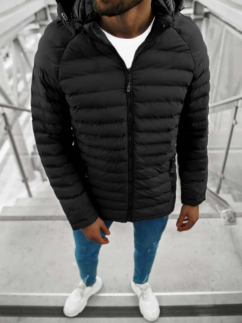 Куртка чоловіча чорна OZONEE JS/M13058/392