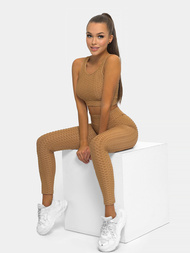 Жіночий спортивний костюм з двох частин Гiрчичнi OZONEE O/22753