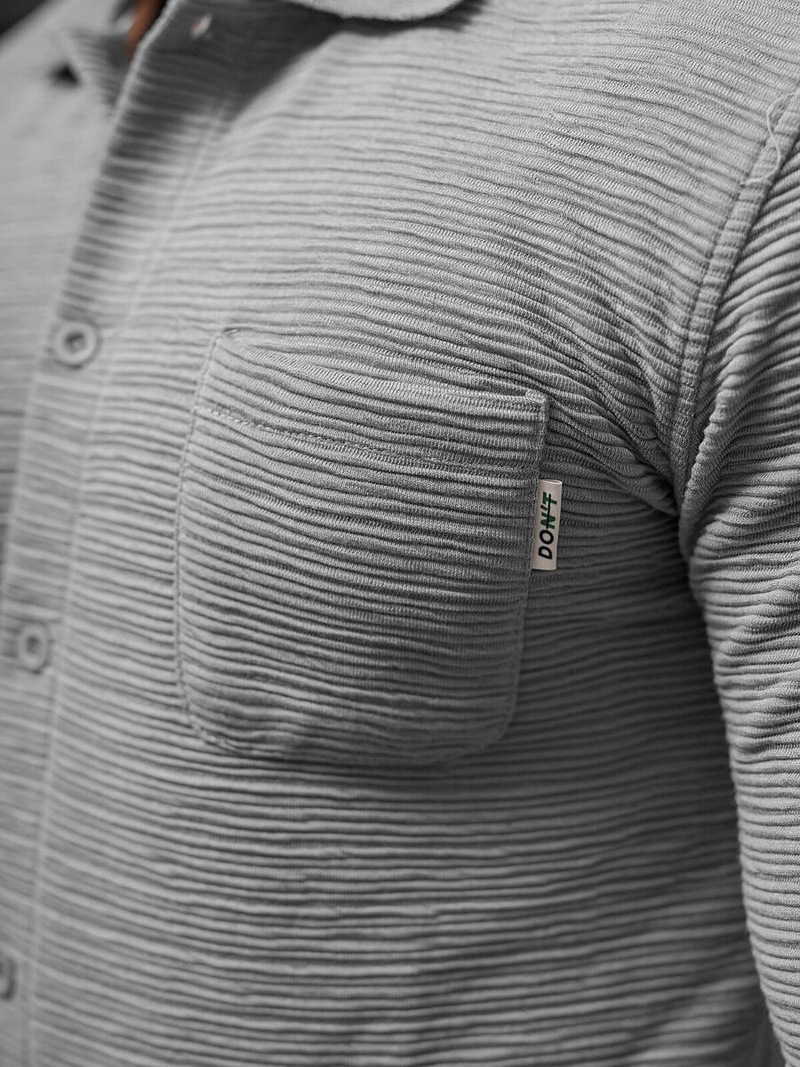 Толстовка чоловіча сірий OZONEE O/TB2262