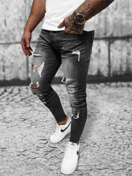 Чоловічі джинси Чорнi OZONEE NB/MP0086N