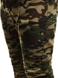 Штани чоловічі джоггери Камуфляжно-Зеленi OZONEE A/829