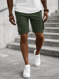 Шорти джинові чоловічі Зеленi OZONEE T/DC469