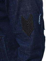 Чоловіча джинсова куртка Ультрамаринова OZONEE NB/MJ509B