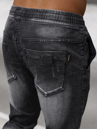 Чоловічі джинси джоггери чорнi OZONEE NB/MP0135N