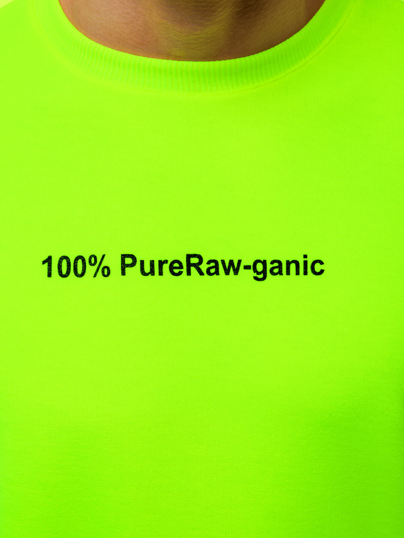 Bluza męska zielono-neonowa OZONEE MACH/3149