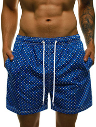 Spodenki kąpielowe męskie niebieskie OZONEE JS/ST036