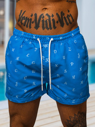 Spodenki kąpielowe męskie niebieskie OZONEE O/MTK3218