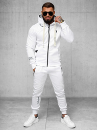 Komplet dresowy męski biały OZONEE O/LN11675