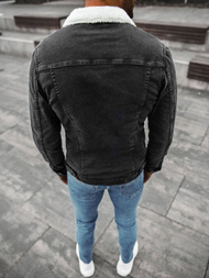 Kurtka męska jeans czarno-szara OZONEE BN/6630