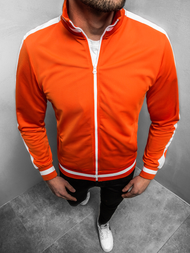 Bluza męska rozpinana pomarańczowa OZONEE O/2126Z