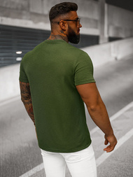 T-shirt męski khaki OZONEE O/L1451