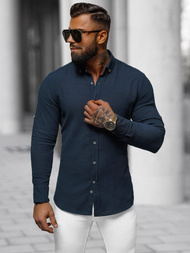 Koszula męska granatowa OZONEE O/V92