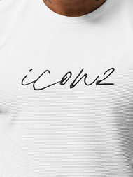 Футболка чоловіча Бiлий OZONEE O/P1108