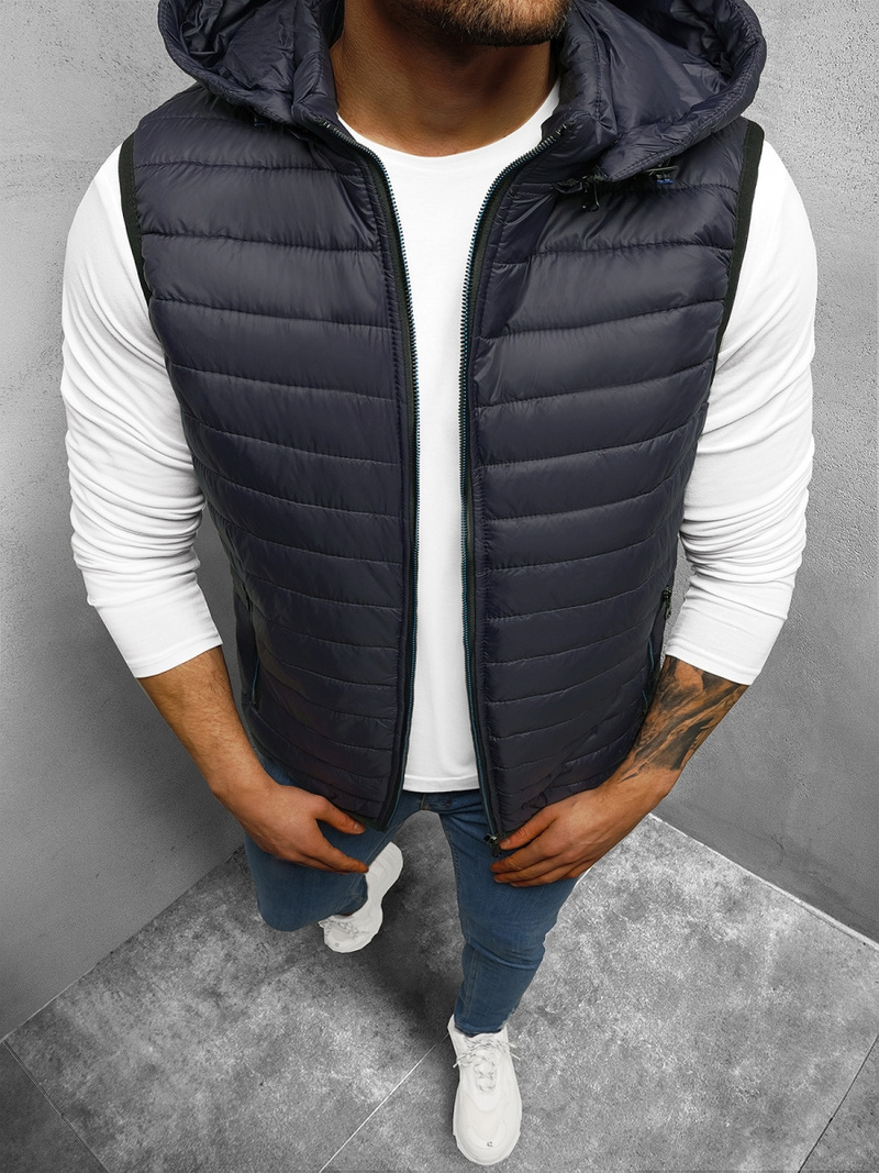 Безрукавка чоловіча Ультрамаринова OZONEE N/7100/2