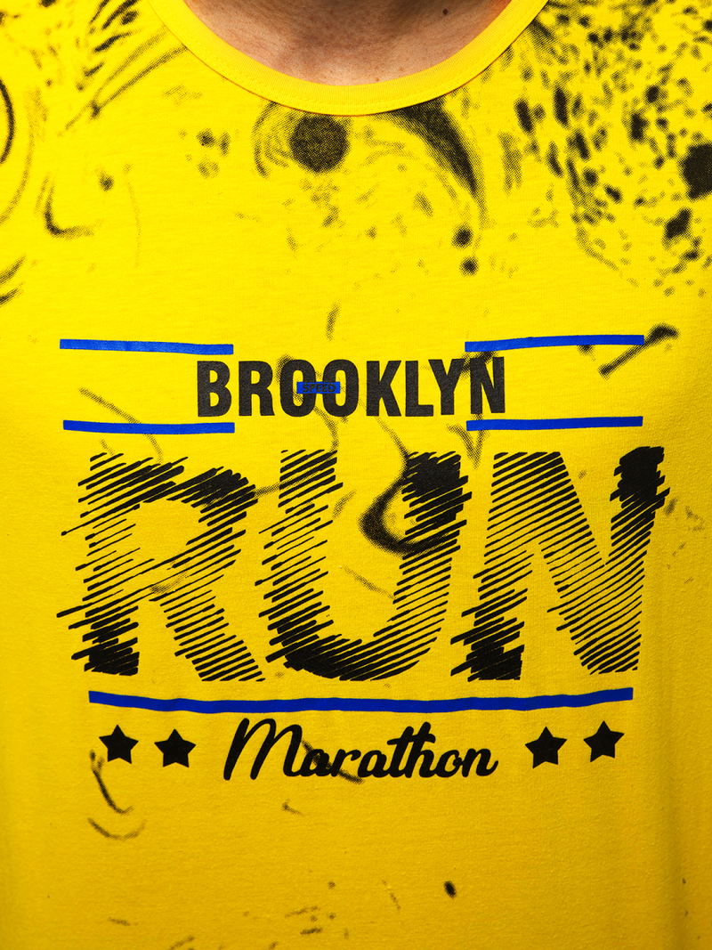 Майка чоловіча Жовтий OZONEE JS/KS2075Z